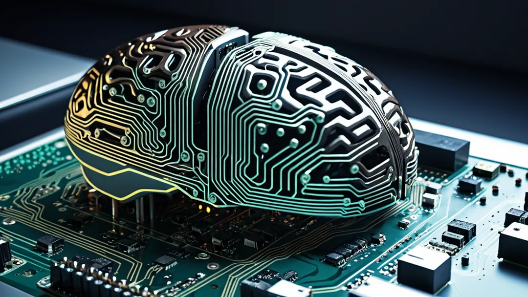 Circuit imprimé avec cerveau numérique